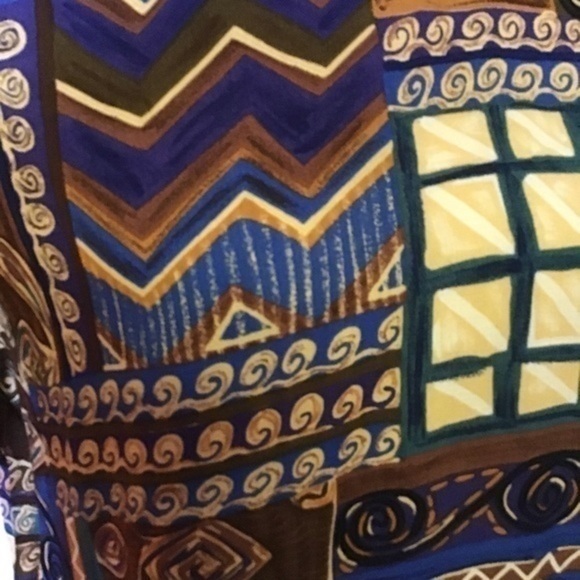 Vintage wild 80s tunic - Picture 6 of 8